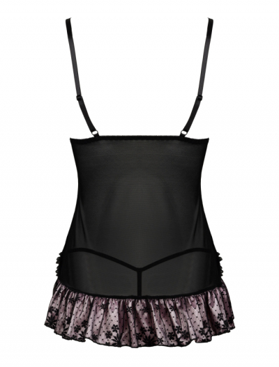 Livia Corsetti HALLA красивый короткий пеньюар черный