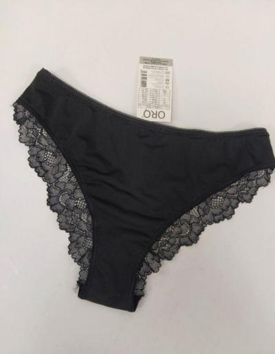 Oro Violetta трусики бразилиана черный