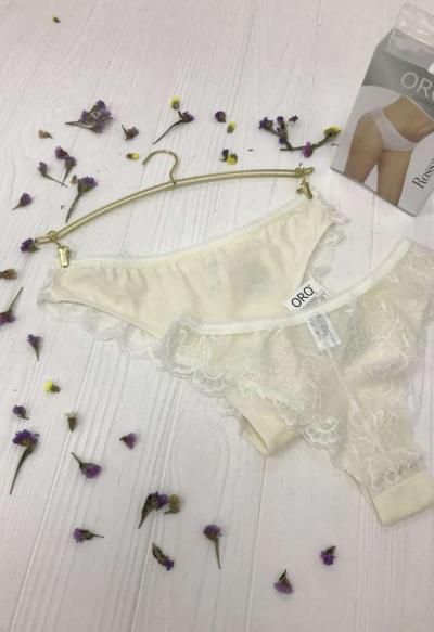Oro Rossana трусы женские бразилиана молочный