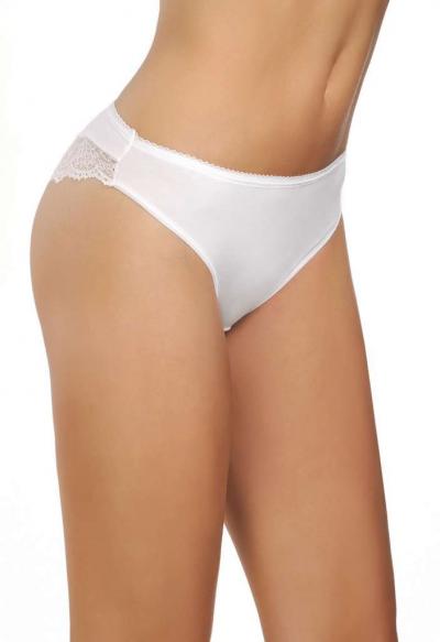 Oro Violetta трусы женские бразилиана белый