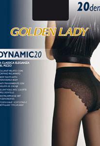 Golden Lady DYNAMIC 20 Колготки жіночі класичні з ажурними трусами