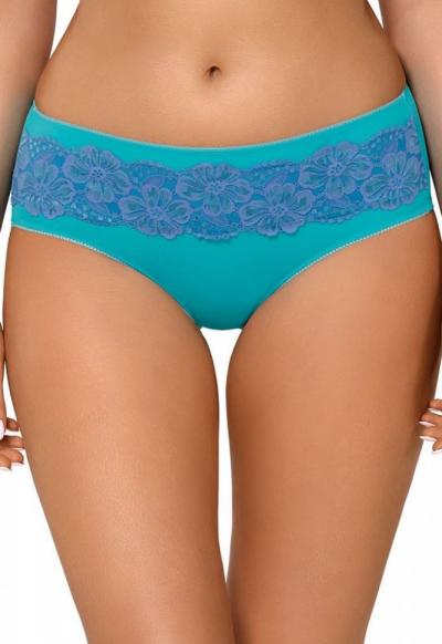 Kinga FLOWERS P 566/2 Трусы женские бирюзовый