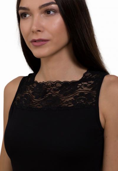 ML 064 Майка женская черный