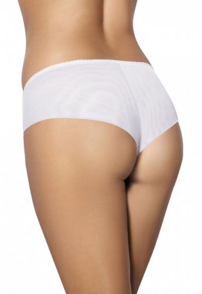Kinga SABINE P 346/30 Трусы женские бразилиана с двойной сеткой белый