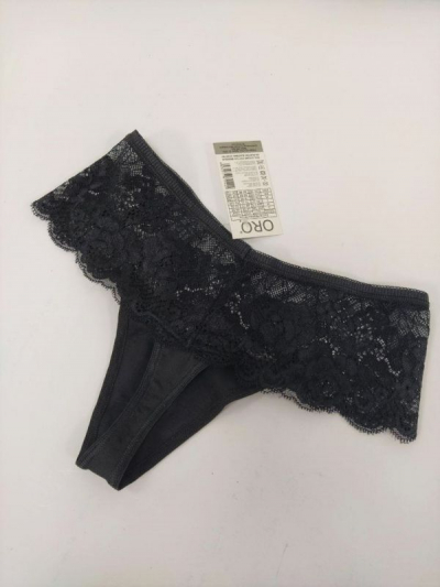 Oro Emma стринги с кружевом черный