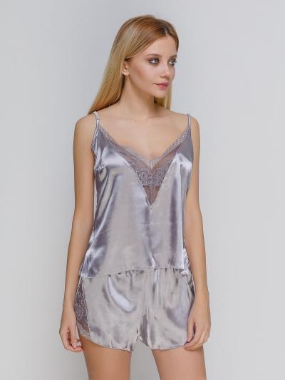 пижама атлас Serenade 366 серый