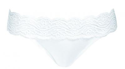 Sealine 221-030 Стринги женские с кружевным поясом белый