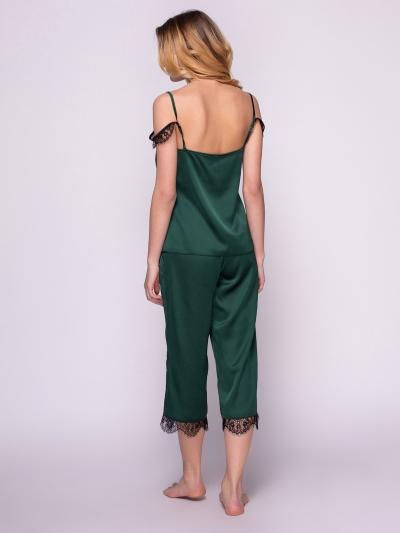 Serenade 507 пижама шелк-сатин зеленый
