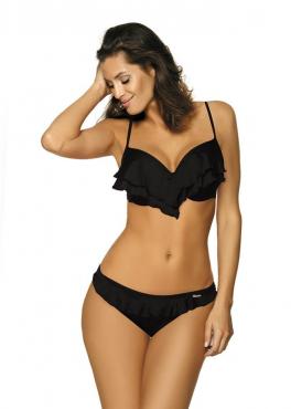 Marko M 469 MATYLDA Купальник з рюшами на бюстгальтері чорний