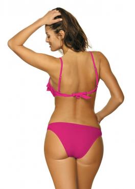 Marko M 469 MATYLDA Купальник з рюшами на бюстгальтері яскраво-рожевий (rosa shocking)