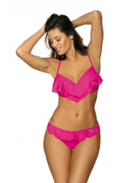 Marko M 469 MATYLDA Купальник з рюшами на бюстгальтері яскраво-рожевий (rosa shocking)