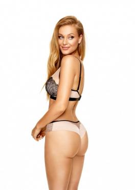 Kinga BUNNY II PU 722 Бралетт розовая пудра