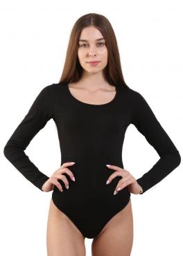 BB 055/ББ 055 хлопковое боди женское стринг черный