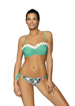 Marko M 452 CLAUDIA Купальник с объемными цветами мятный