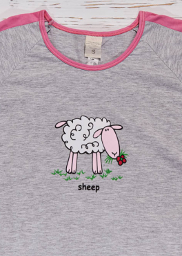 Muzzy M 04 Пижама футболка/капри серый