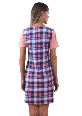 Вол NL 044 Ночная рубашка в клетку