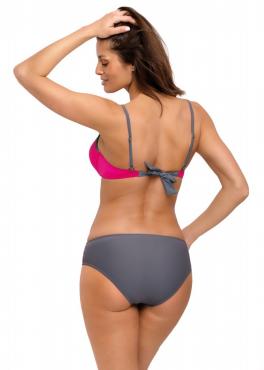 Marko M 532 ARIANNA Купальник яскраво-рожевий/сірий