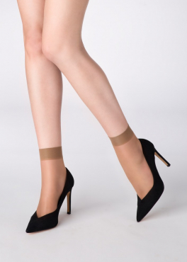 Marilyn PETKI Капроновые носки 15 den коричневый загар