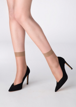 Marilyn PETKI Капроновые носки 15 den цвет загара