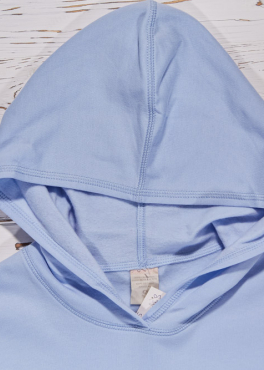 Muzzy M 05 Ночная рубашка с капюшоном голубой