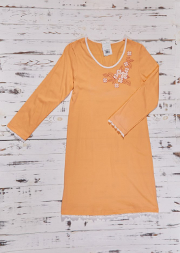 Regina R 177 Ночная рубашка хлопок оранжевый