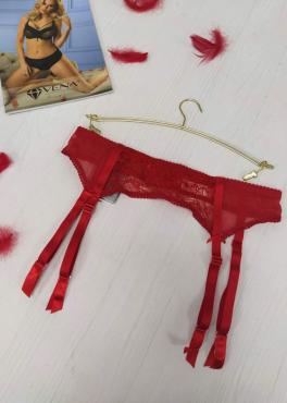 Vena VPP-118 пояс для чулок красный