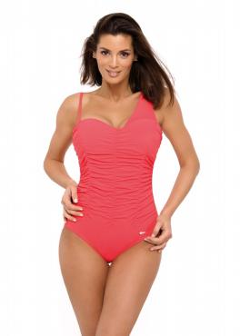 Marko M 543 GABRIELLE Слитный купальник на одно плечо коралловый