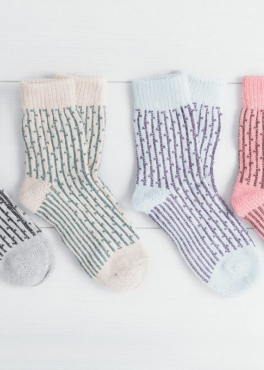 Marilyn ANGORA E60 Теплые женские носки с ангорой микс цветов