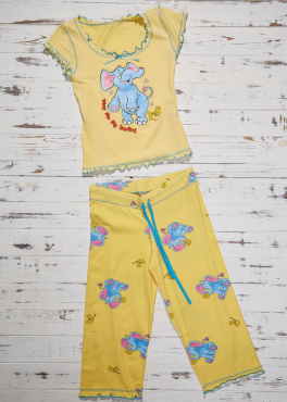 Vienetta Secret VS 25 Пижама хлопок желтый