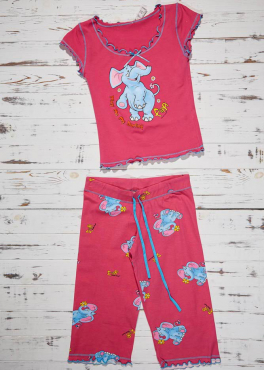 Vienetta Secret VS 25 Пижама хлопок малиновый