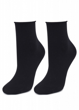Marilyn FORTE 948 NO STRESS Женские хлопковые носки с мягким рантом черный
