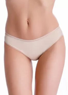 Oro Alina хлопковые трусы бразилиана бежевый
