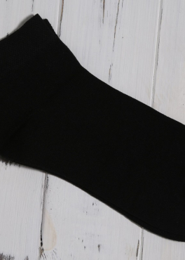 ШЛ 002 Женские носки хлопковые черный