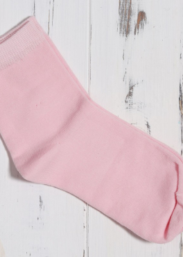 ШЛ 001 Носки женские хлопковые розовый