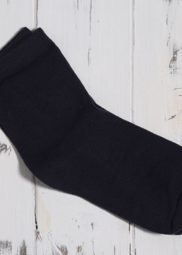 ШЛ 001 Носки женские хлопковые темно-синий