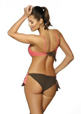 Marko M 455 SHIRLEY Купальник коралловый/хаки