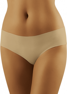 Бесшовные трусы из хлопка Wolbar ECO EL бежевый