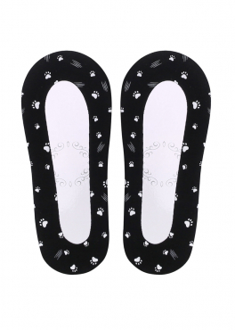 Marilyn STOPKI K18 Хлопковые следки с принтом черный