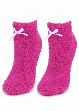 Marilyn COOZY L48 Женские махровые носки темно-розовый