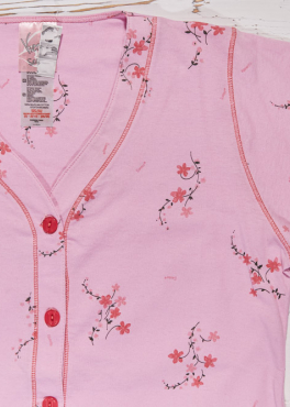 Vienetta Secret VS 70 Хлопковая пижама футболка/бриджи розовый