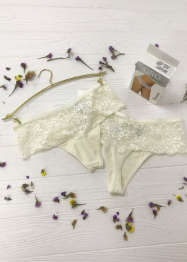 Oro Emma женские стринги большой размер молочный