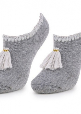 Marilyn BALETKI L40 ANGORA Теплые женские следки с ангорой серый