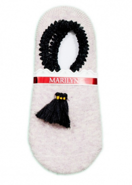 Marilyn BALETKI L40 ANGORA Теплые женские следки с ангорой розовый