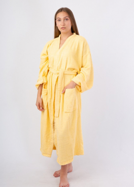 Vienetta Secret Chelsea CH 021 Махровый халат для бани желтый