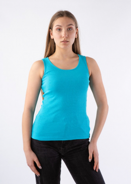 ML 075 Хлопковая майка голубой