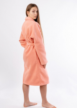 HL 006 флисовый халат персиковый