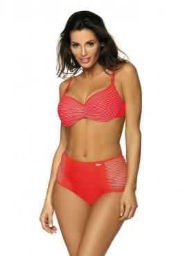 Marko M 477 MARTHA Купальник с высокими плавками красный (vitamina)