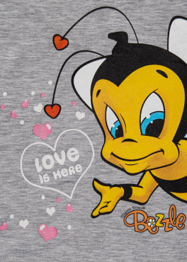 Vienetta Secret VS 26 Пижама майка и капри серый/голубой