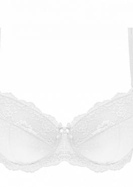 Kinga JUSTINE III classic PU 640 Бюстгальтер белый