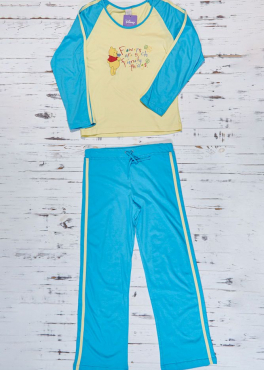 Muzzy M 06 Хлопковая пижама кофта/штаны желтый/голубой